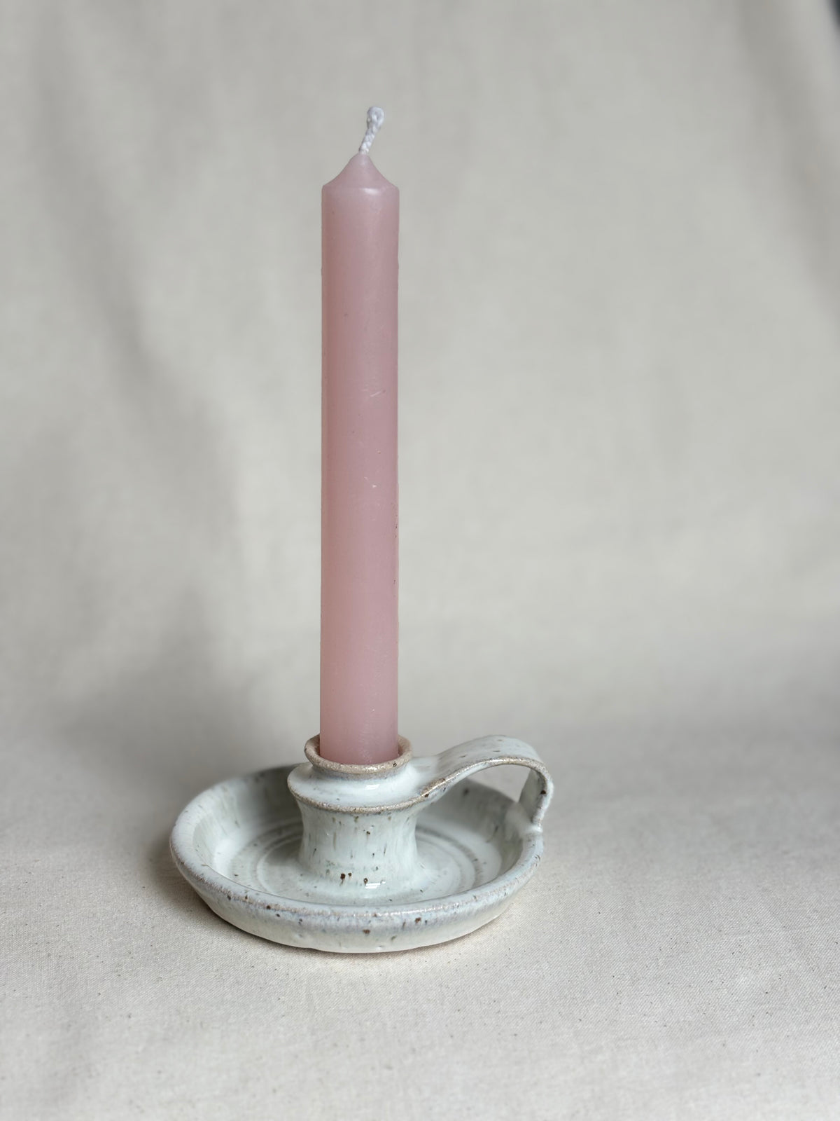 Candlestick holder in snow