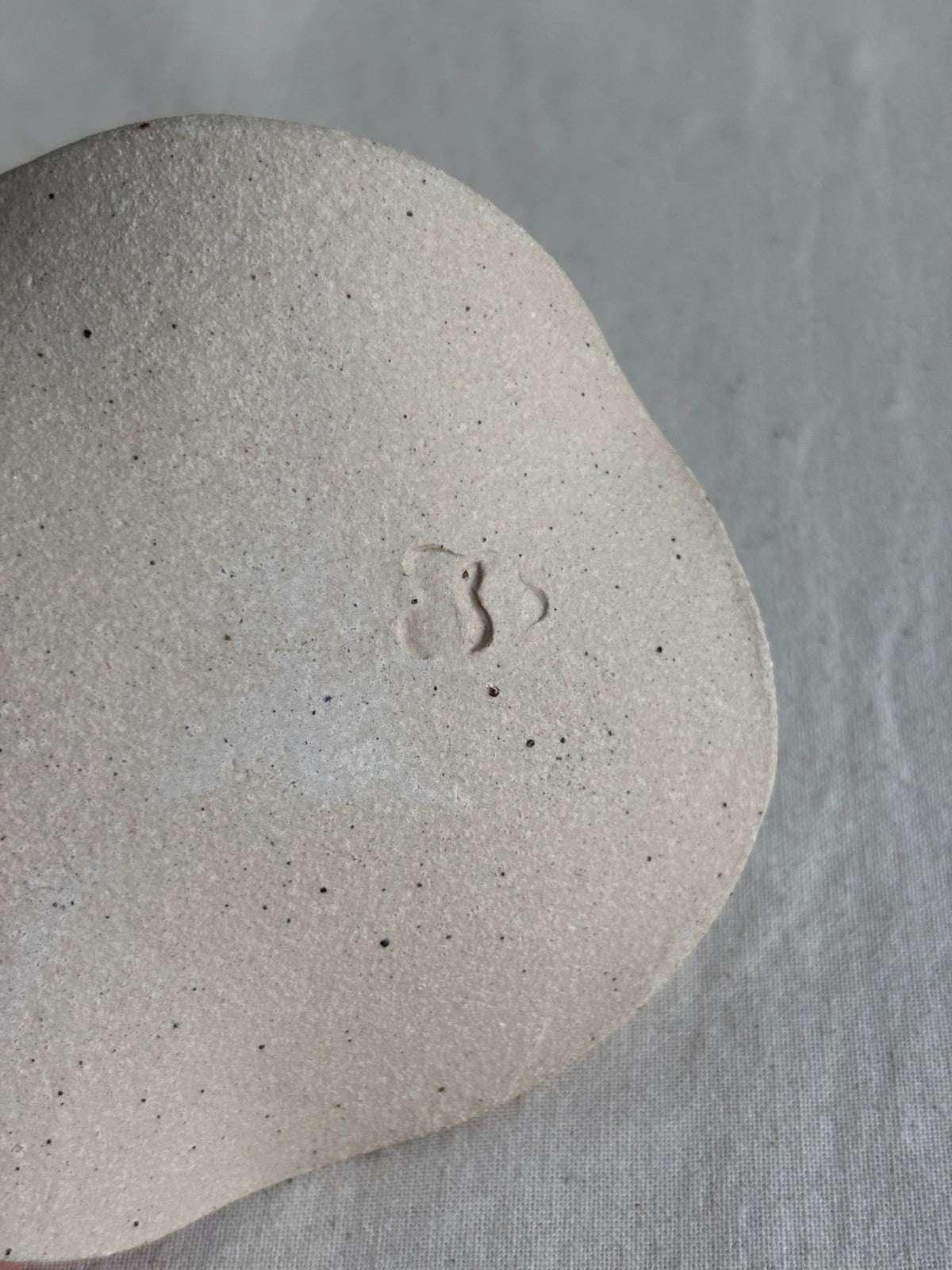 White monstera trinket dish