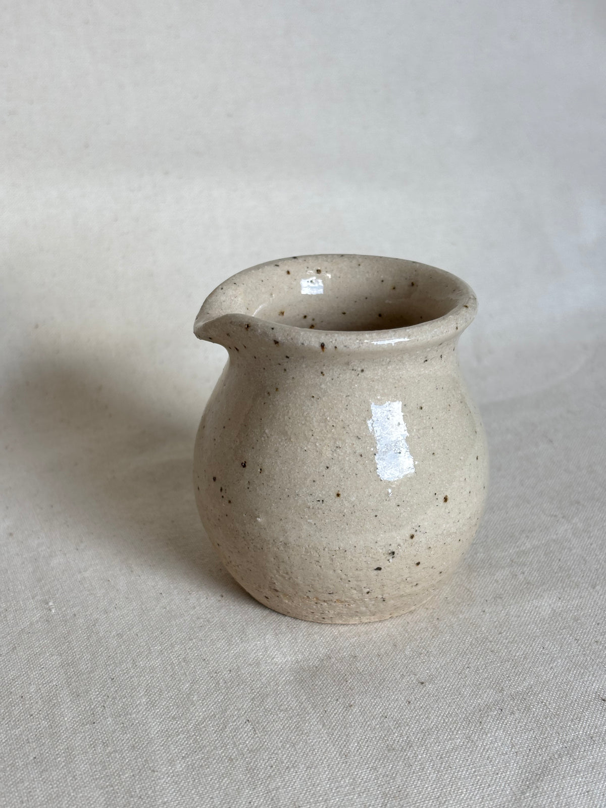 Mini milk jug - clear glaze