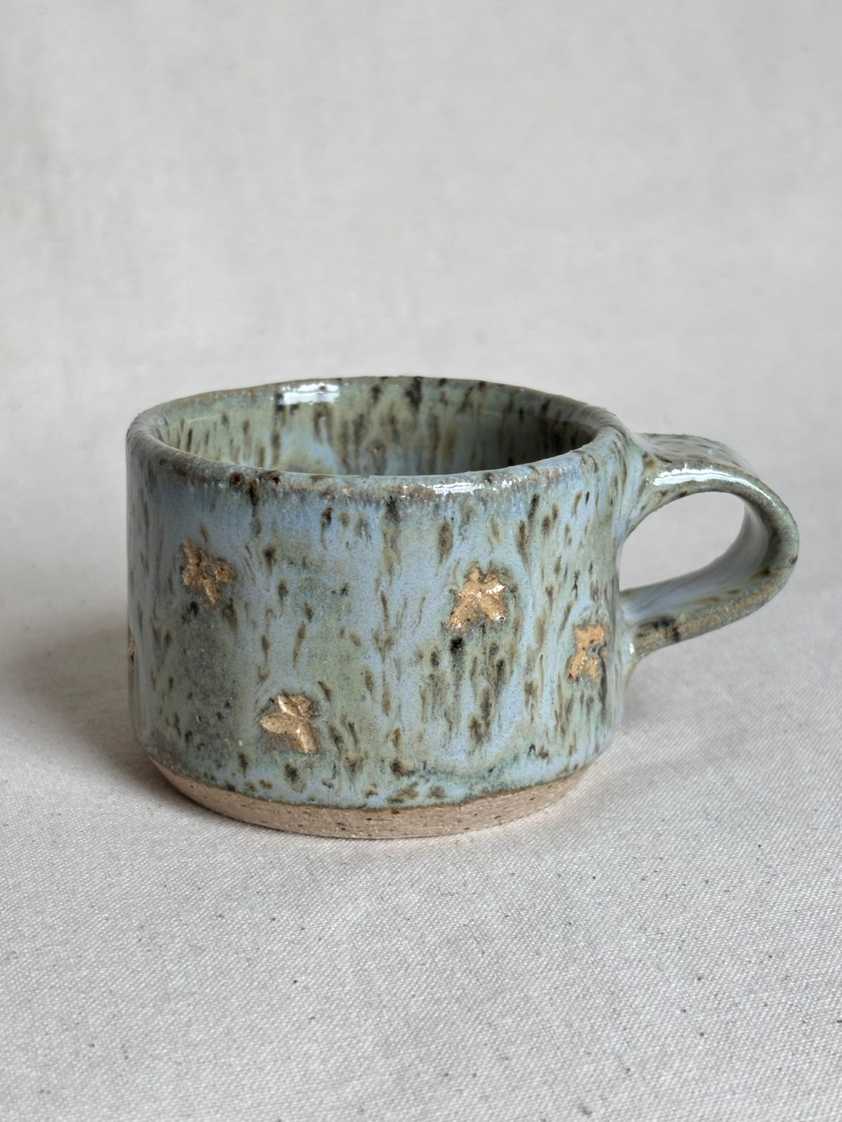 Espresso cup with flower detailing