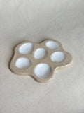 Treasure dish - clear and white